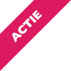 actie - Banner - roze
