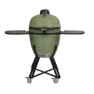 Kamado 21" olijf groen inclusief Heat deflector