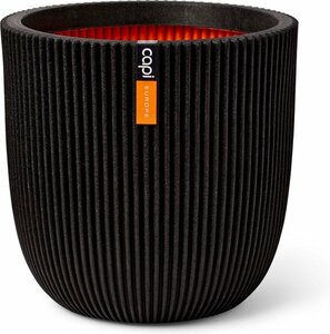 Pot bol Groove NL 54x52 zwart