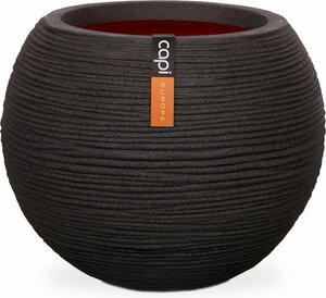 Vaas bol Rib NL 62x48 zwart