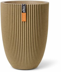 Vaas elegant laag Groove NL 46x58 Beige