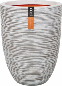 Vaas elegant laag Rib NL 46x58 ivoor